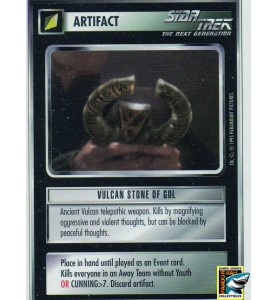 Star Trek CCG Vulcan Stone Of Gol WB R