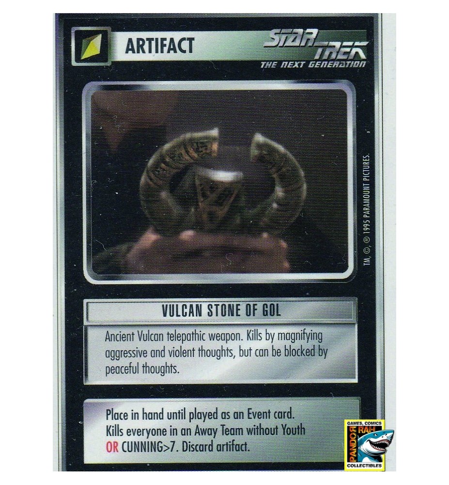 Star Trek CCG Vulcan Stone Of Gol WB R