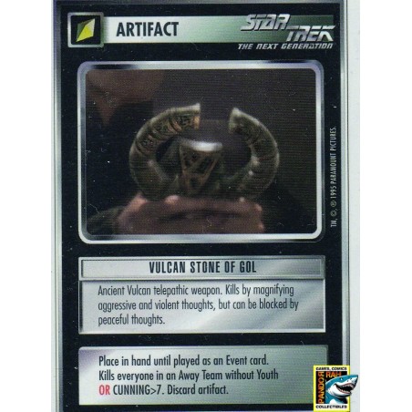 Star Trek CCG Vulcan Stone Of Gol WB R