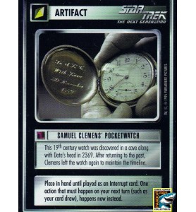 Star Trek CCG Samuel Clemens' Pocketwatch BB R