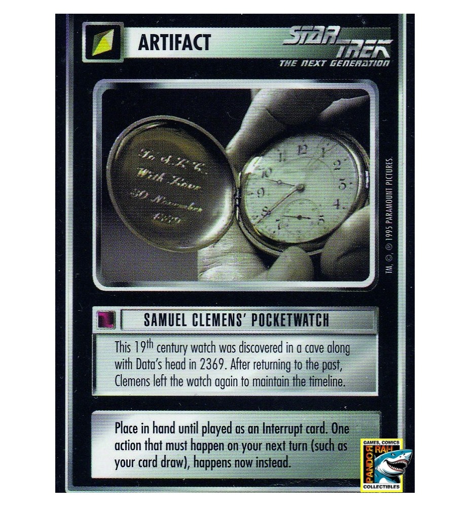 Star Trek CCG Samuel Clemens' Pocketwatch BB R