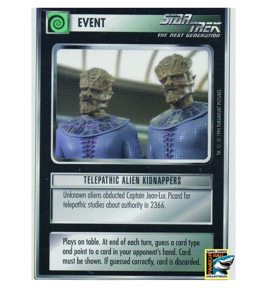 Star Trek CCG Telepathic Alien Kidnappers WB R