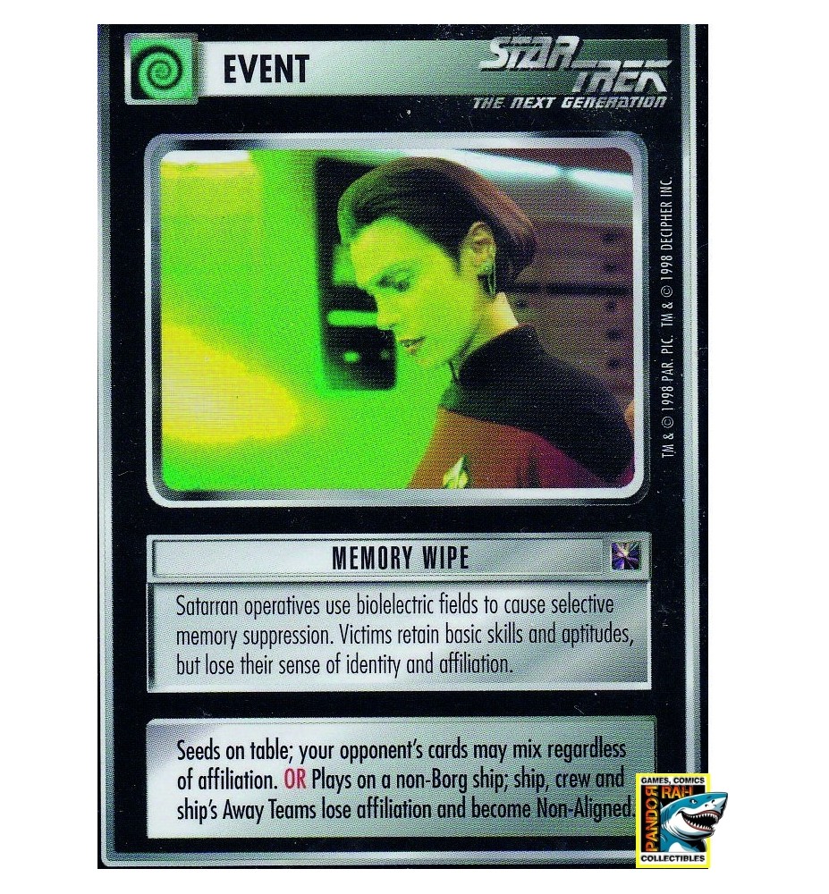 Star Trek CCG Memory Wipe BB P