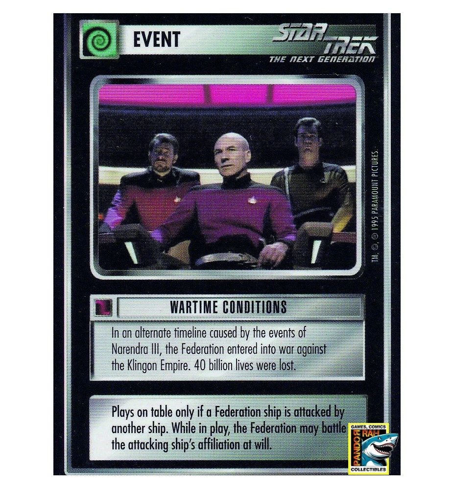 Star Trek CCG Wartime Conditions BB R