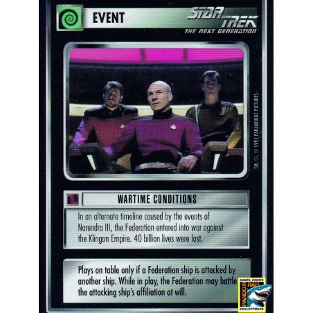 Star Trek CCG Wartime Conditions BB R