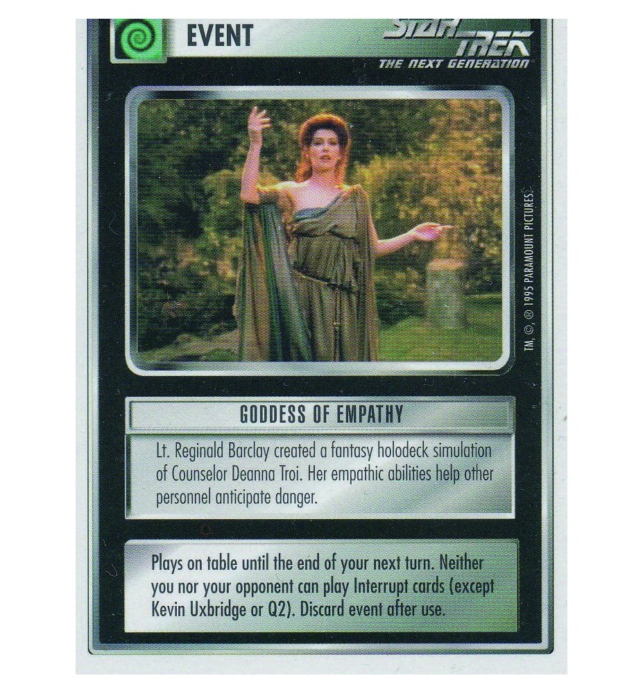 Star Trek CCG Goddess Of Empathy WB R