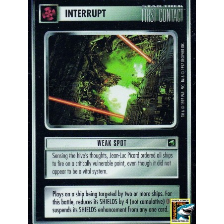 Star Trek CCG Weak Spot BB R