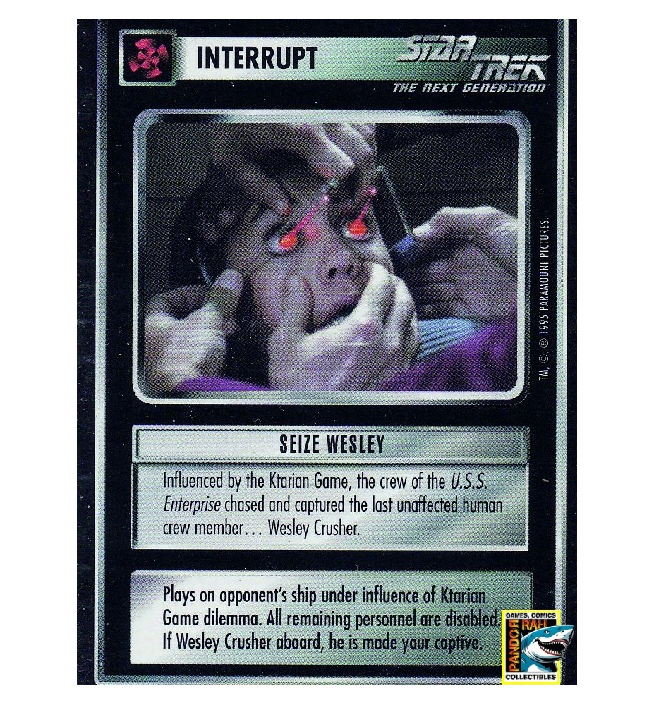 Star Trek CCG Seize Wesley BB R