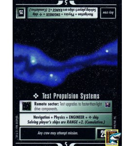 Star Trek CCG Test Propulsion Systems BB R