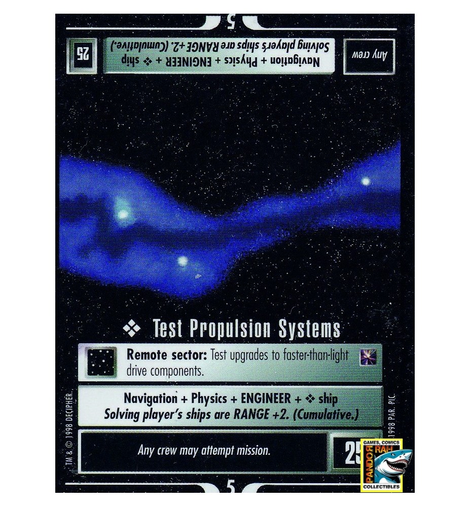 Star Trek CCG Test Propulsion Systems BB R