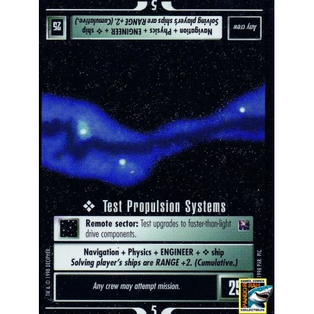 Star Trek CCG Test Propulsion Systems BB R