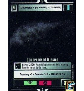 Star Trek CCG Compromised Mission BB R