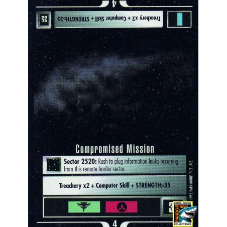 Star Trek CCG Compromised Mission BB R