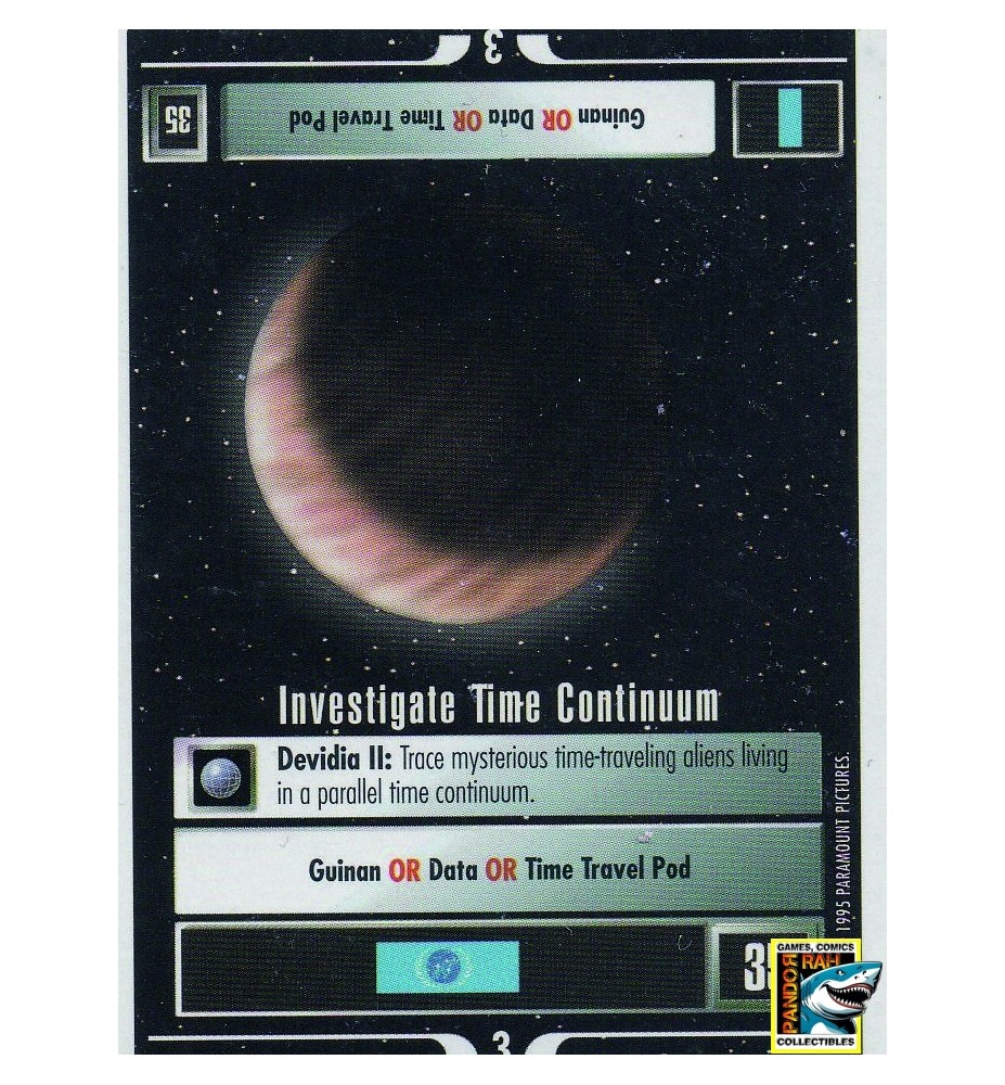 Star Trek CCG Investigate Time Continuum WB R