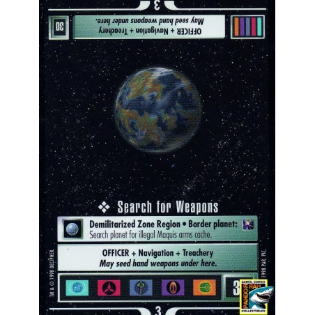 Star Trek CCG Search For Weapons BB R