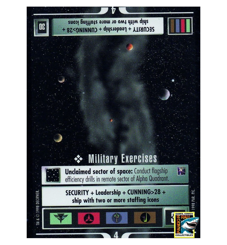 Star Trek CCG Military Exercises BB R