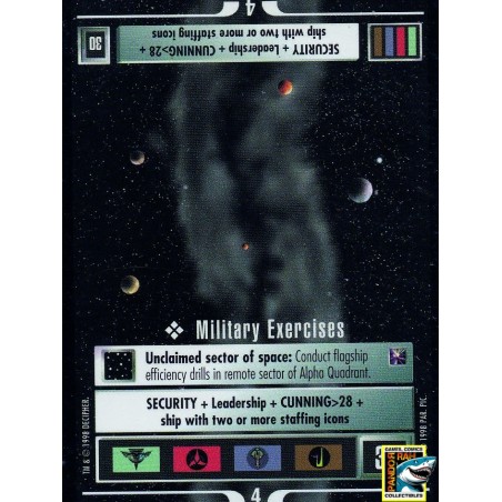 Star Trek CCG Military Exercises BB R