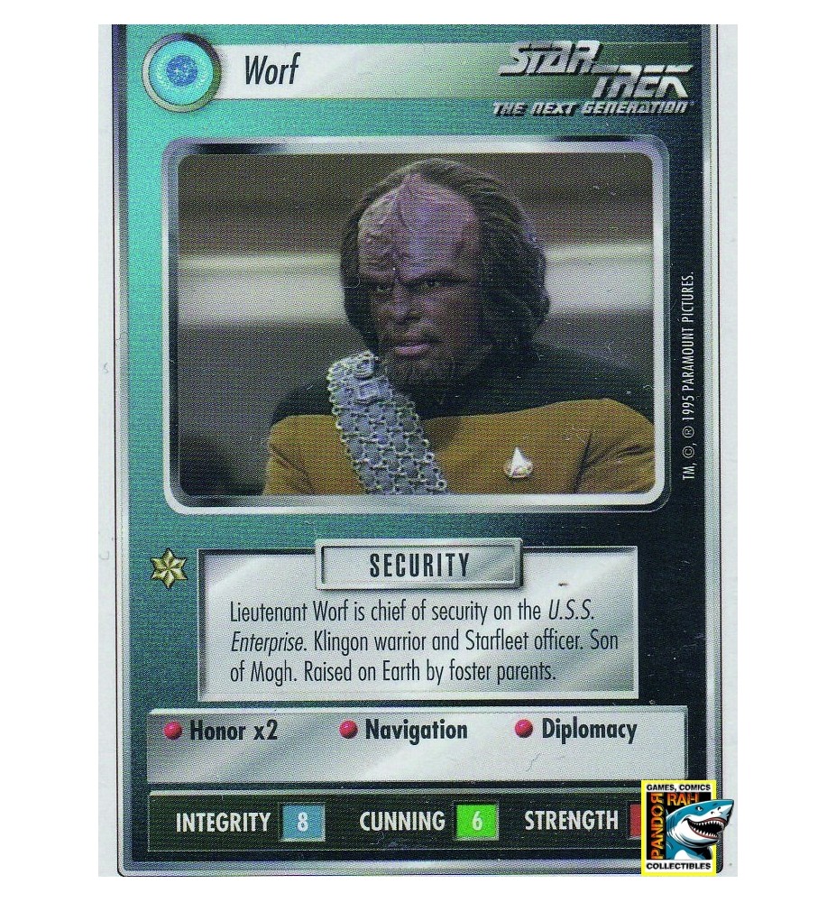 Star Trek CCG Worf WB R