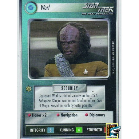 Star Trek CCG Worf WB R