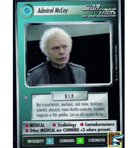 Star Trek CCG Admiral McCoy BB R