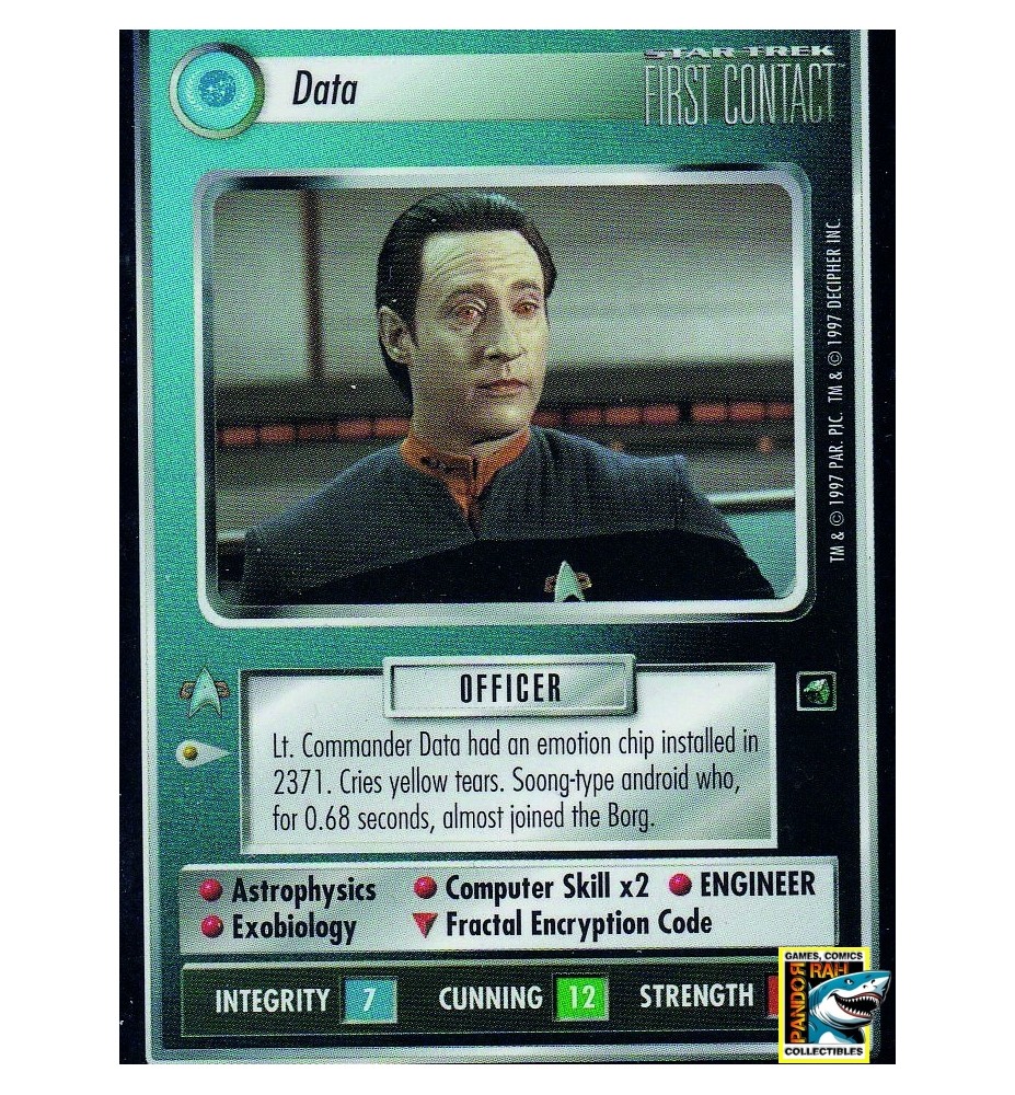 Star Trek CCG Data BB R