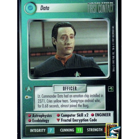 Star Trek CCG Data BB R