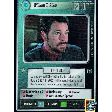 Star Trek CCG William T. Riker BB R