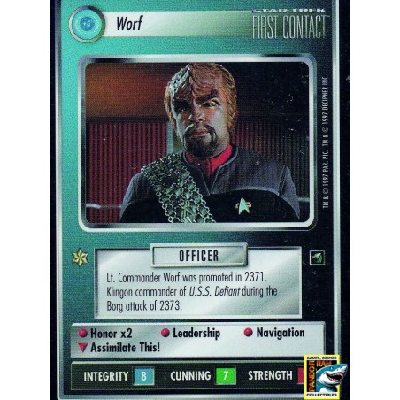 Star Trek CCG Worf BB R