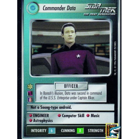 Star Trek CCG Commander Data BB R