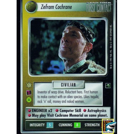 Star Trek CCG Zefram Cochrane BB R