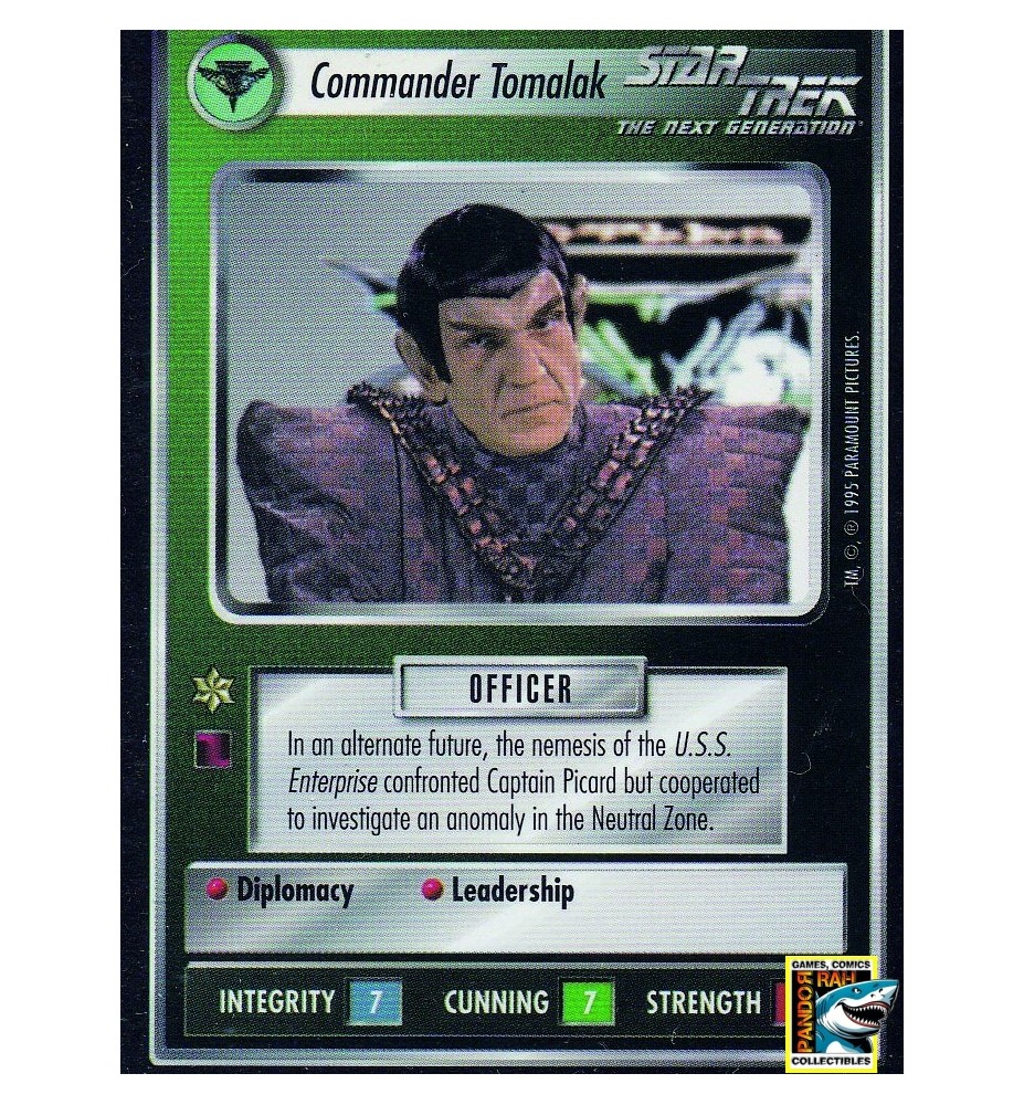 Star Trek CCG Commander Tomalak BB R