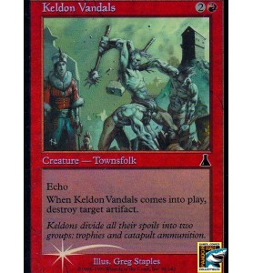 Magic TCG Keldon Vandals Foil C