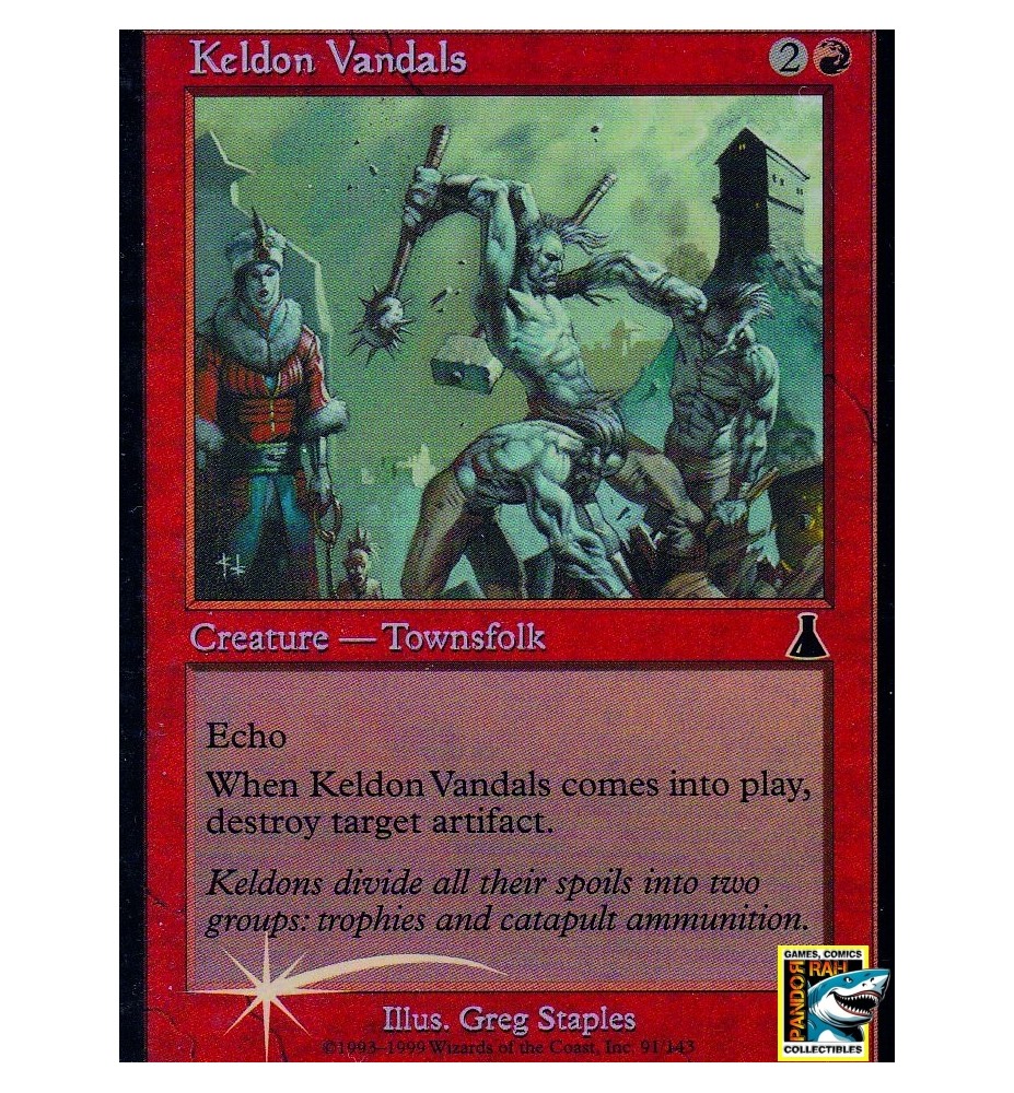 Magic TCG Keldon Vandals Foil C