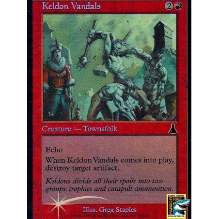 Magic TCG Keldon Vandals Foil C