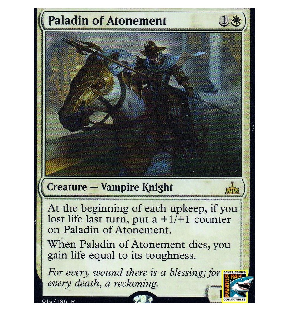 Magic: The Gathering Paladin Of Atonement