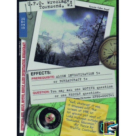 The X-Files TCG - U.F.O. Wreckage, Townsend, WI R