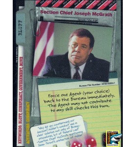 The X-Files TCG - Section Chief Joseph McGrath R