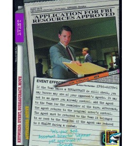 The X-Files TCG - Application For FBI Resources Approved R