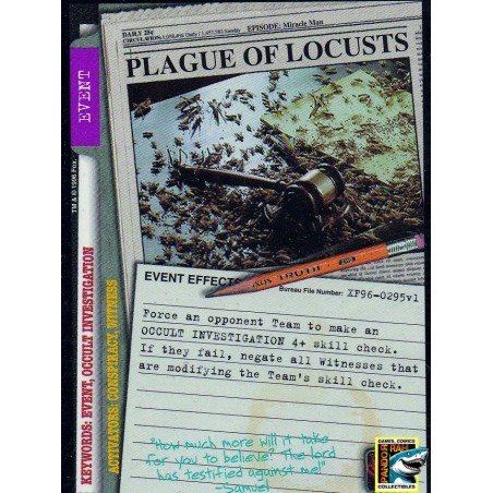The X-Files TCG - Plague Of Locusts R