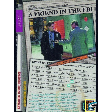 The X-Files TCG - A Friend In The FBI R