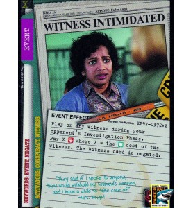 X-Files CCG Witness Intimidated R