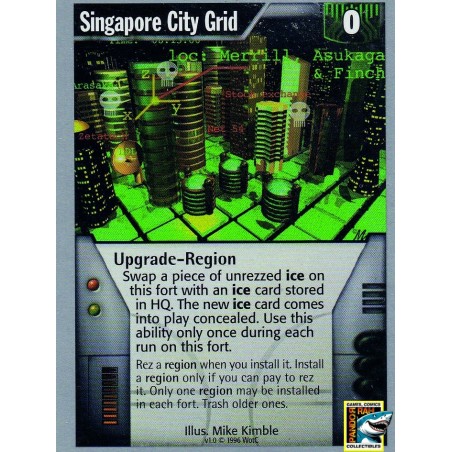 Netrunner CCG Singapore City Grid R