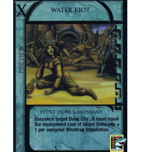 Dune CCG Water Riot Preview R
