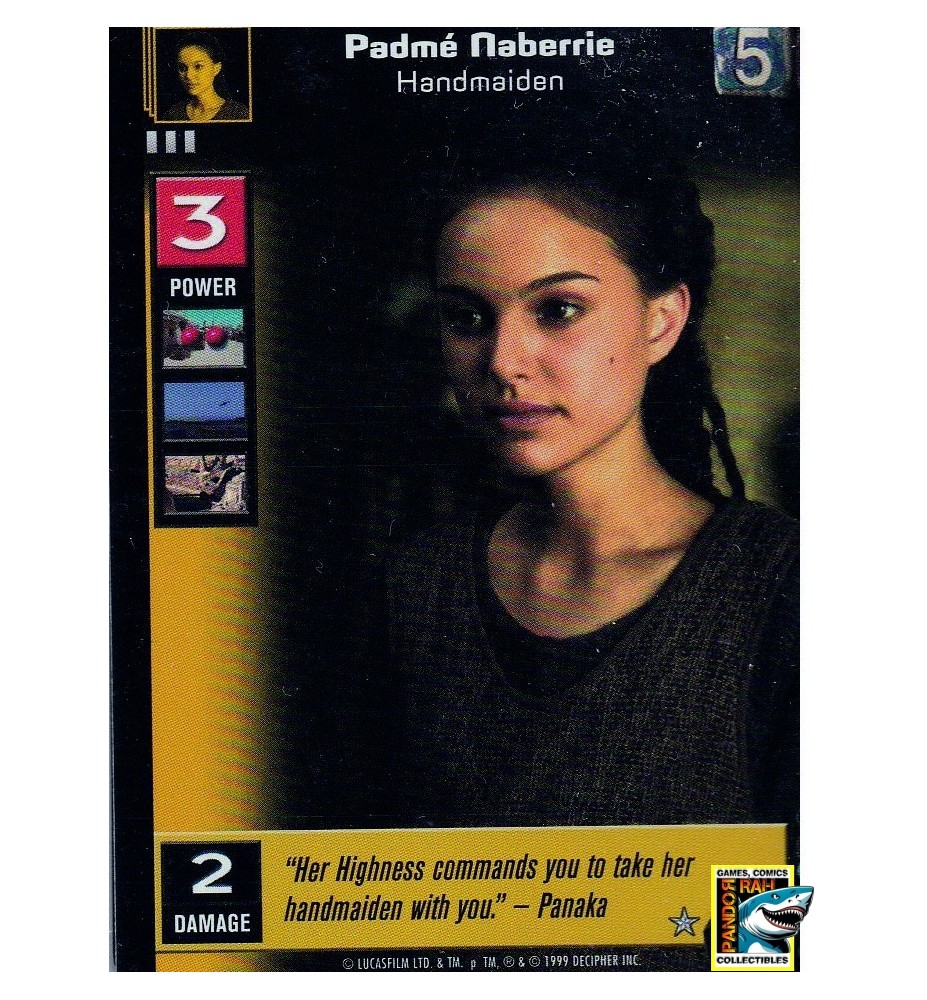 Young Jedi CCG - Padmé Naberrie, Handmaiden R