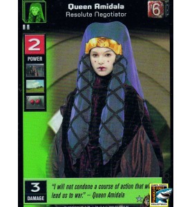 Young Jedi CCG - Queen Amidala, Resolute Negotiator R