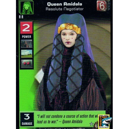 Young Jedi CCG - Queen Amidala, Resolute Negotiator R