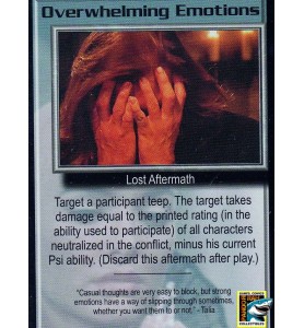 Babylon 5 CCG Overwhelming Emotions R