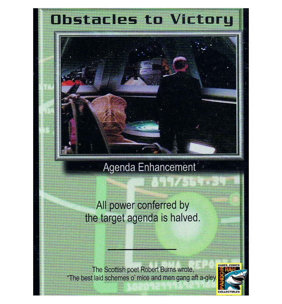Babylon 5 Trading Card Game Obstacles To Victory
