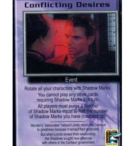 Babylon 5 Trading Card Game Conflicting Desires