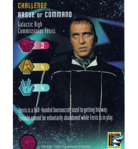 Star Trek TCG Galactic High Commissioner Ferris VR